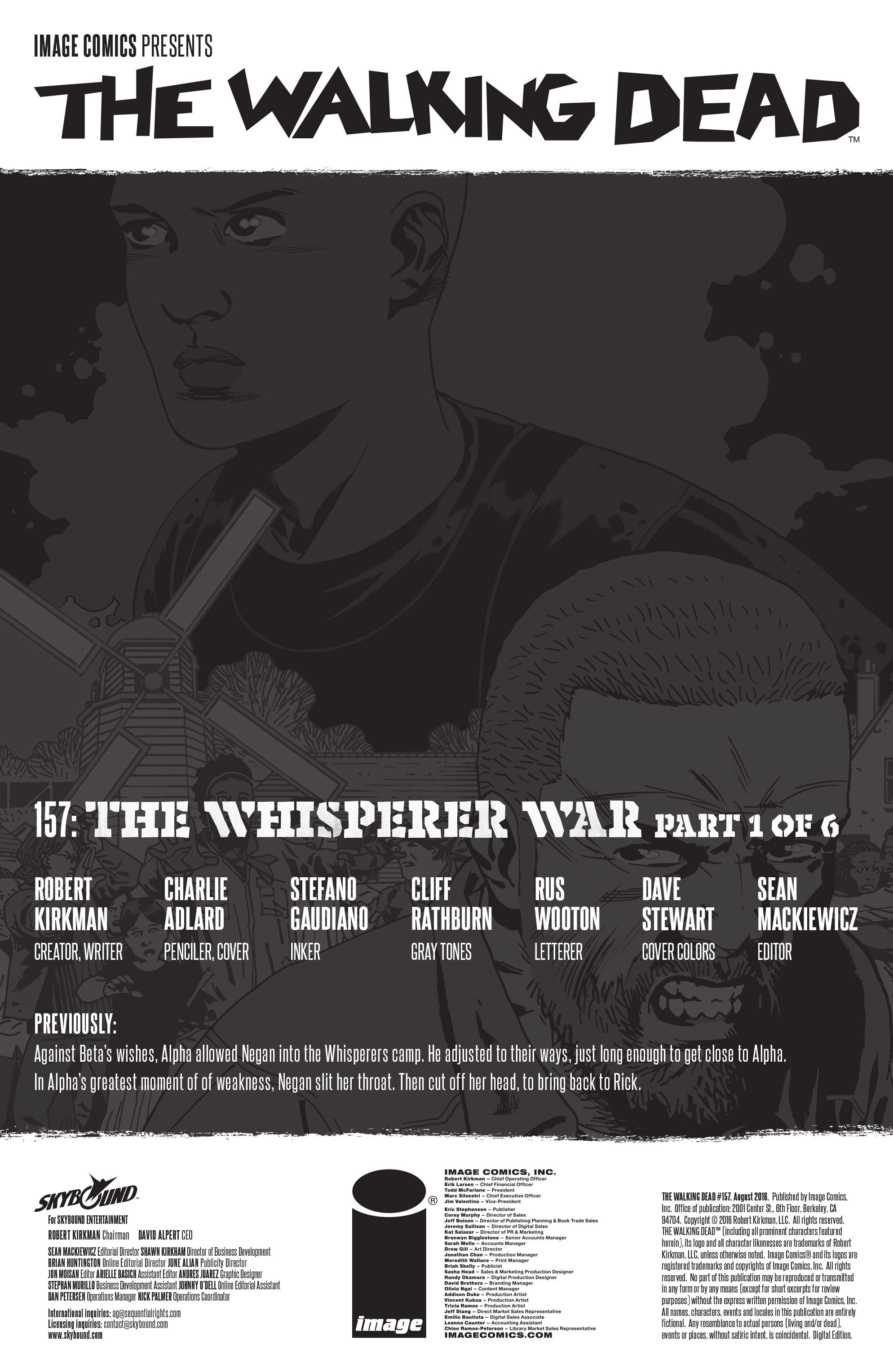 The Walking Dead Issue #157 - Page 2