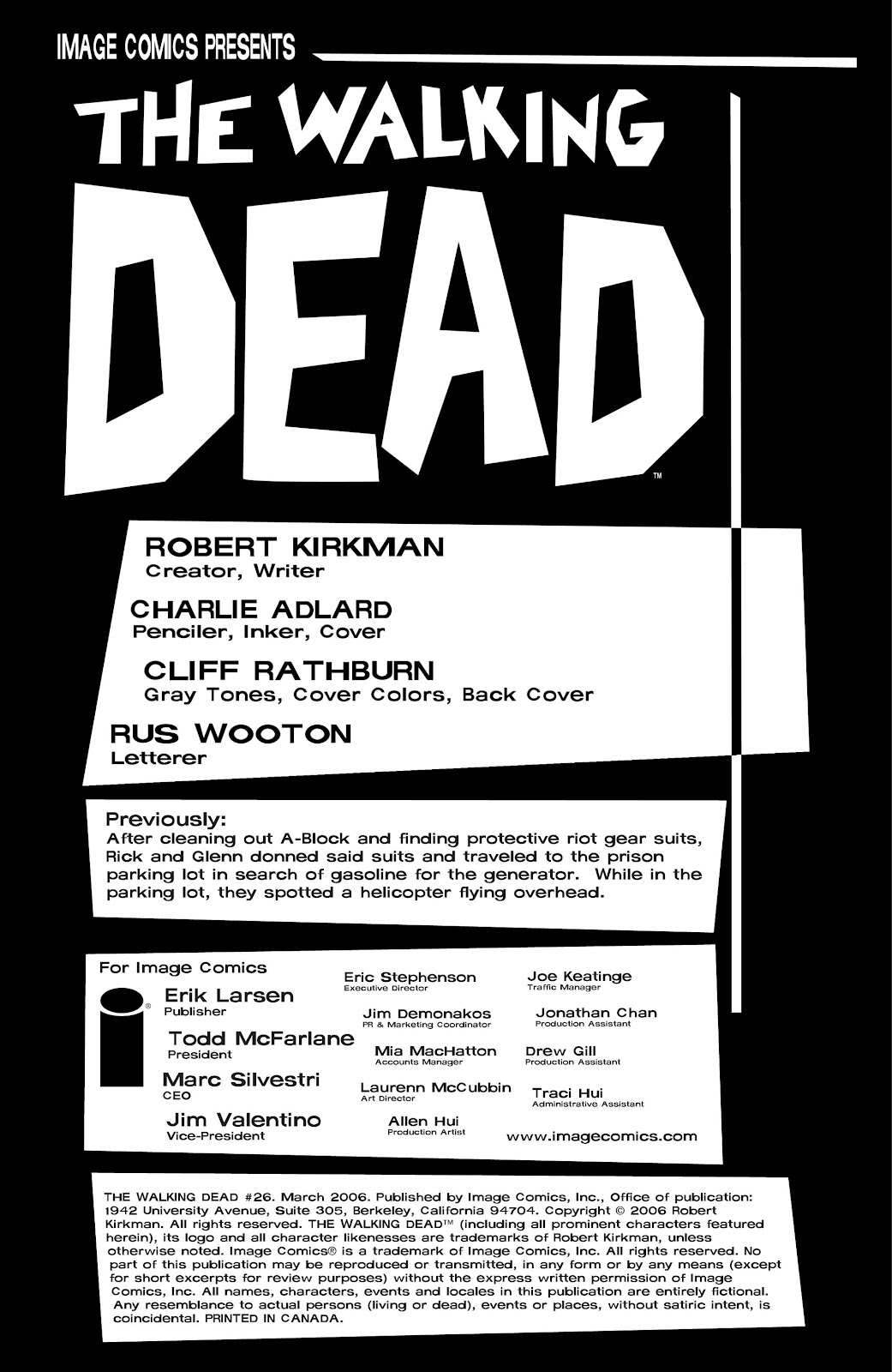 The Walking Dead Issue #26 - Page 2