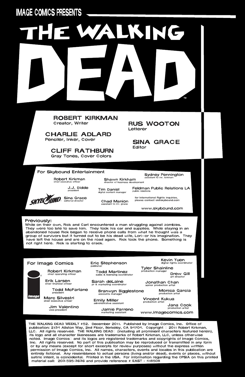 The Walking Dead Issue #52 - Page 2