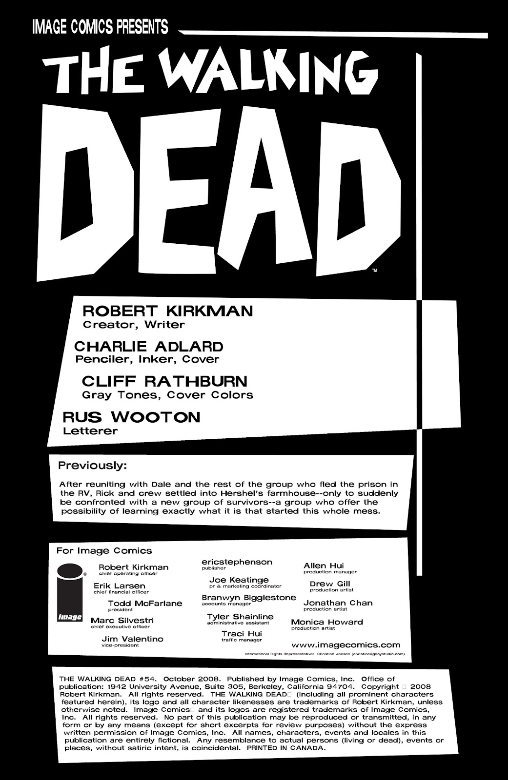 The Walking Dead Issue #54 - Page 2