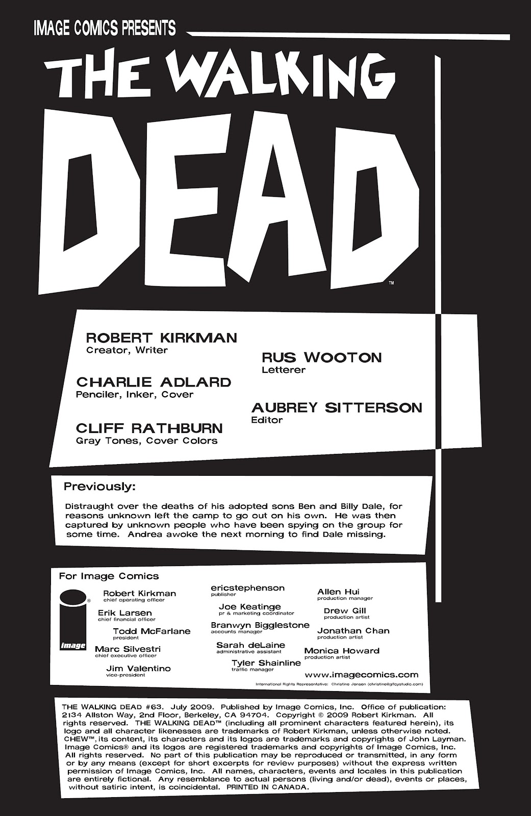 The Walking Dead Issue #63 - Page 2