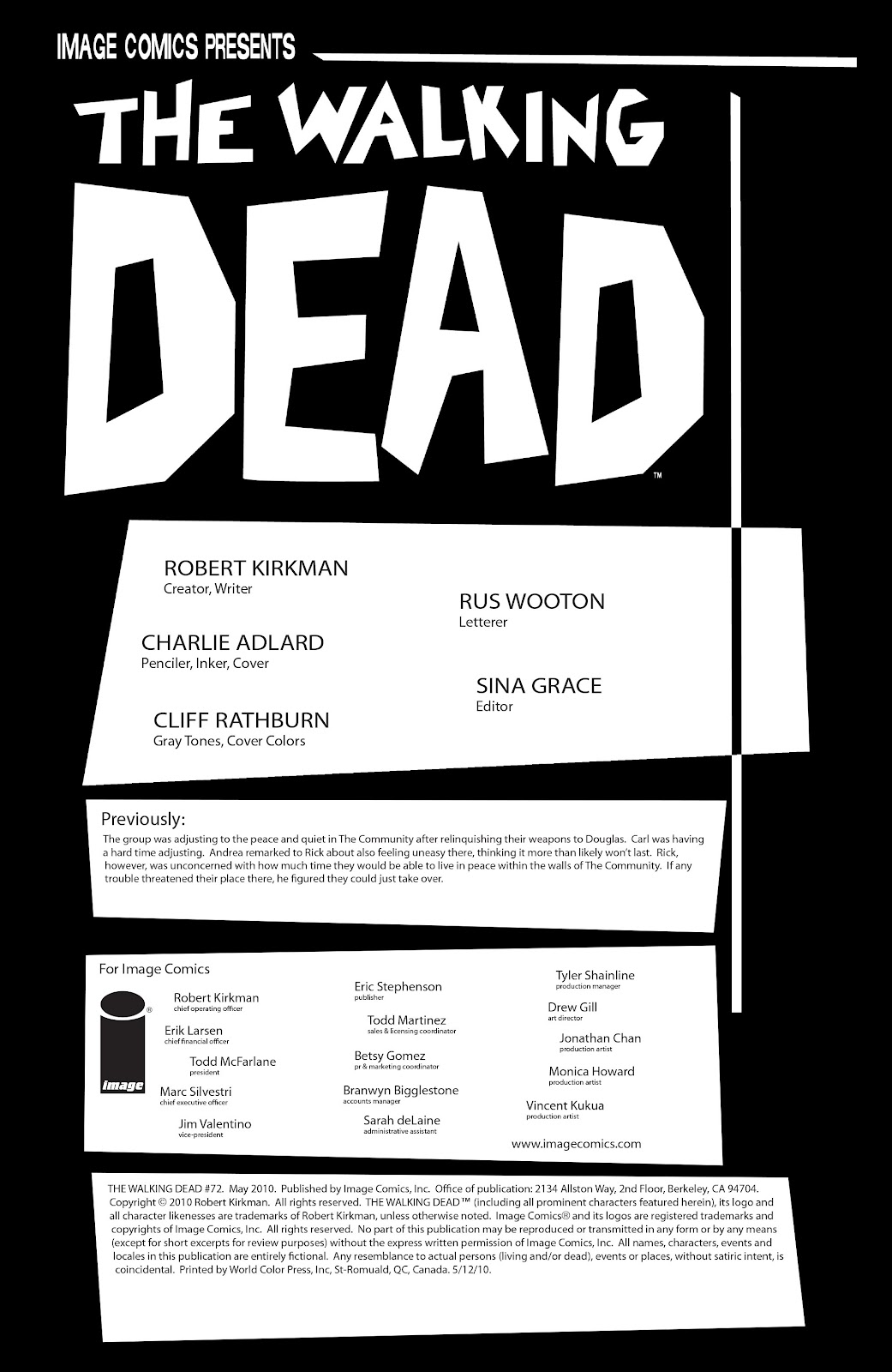 The Walking Dead Issue #72 - Page 2