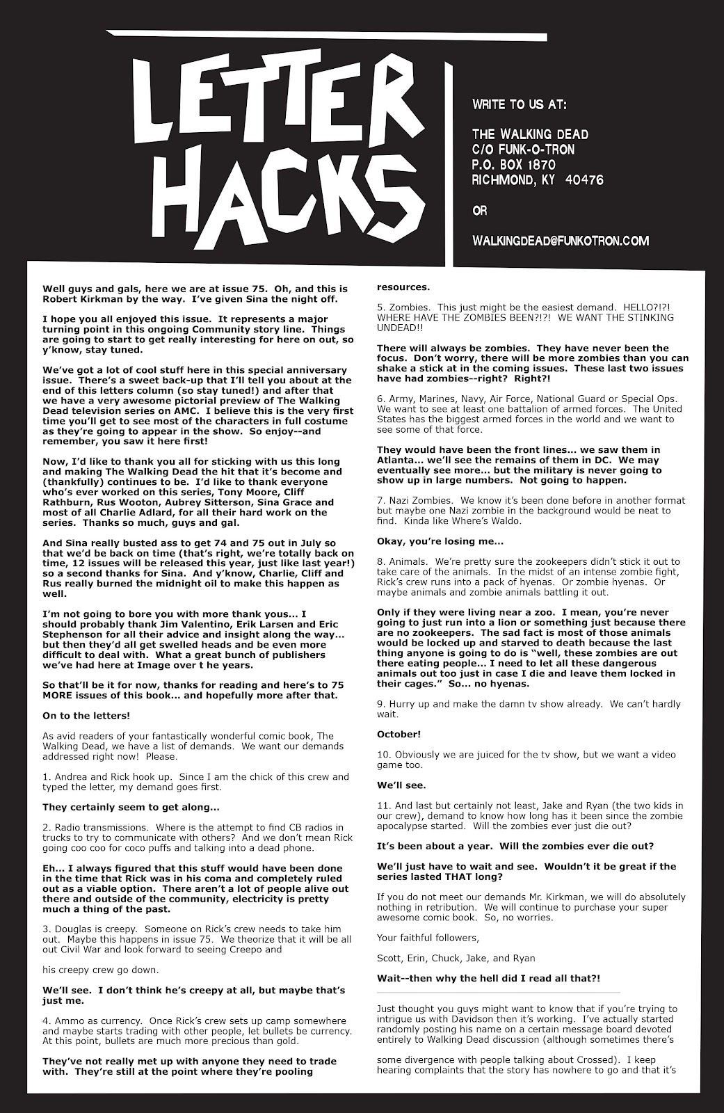 The Walking Dead Issue #75 - Page 26