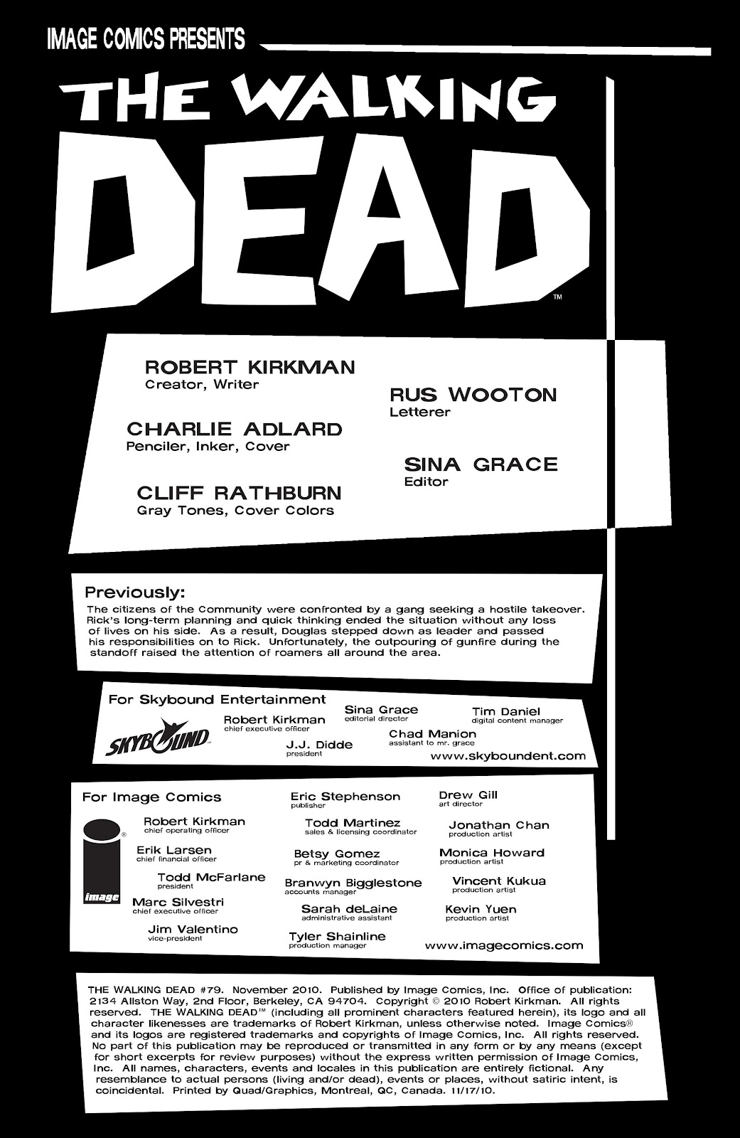 The Walking Dead Issue #79 - Page 2