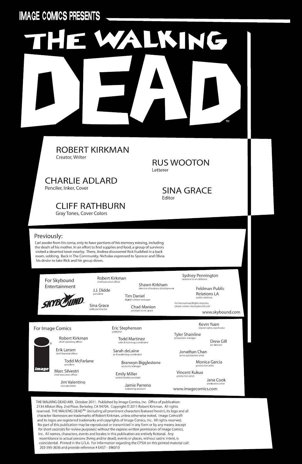 The Walking Dead Issue #89 - Page 2