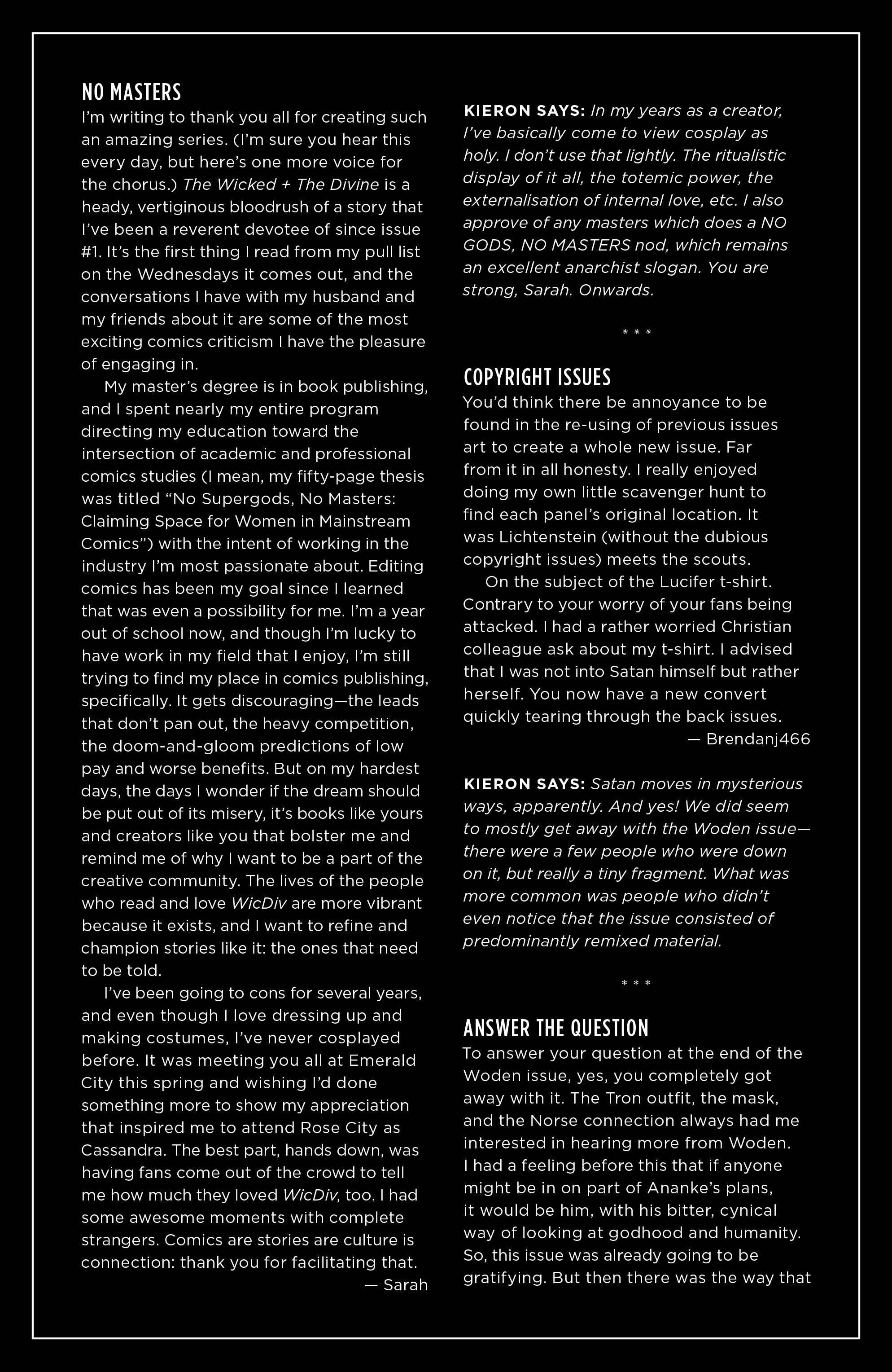 The Wicked + The Divine Issue #16 - Page 27