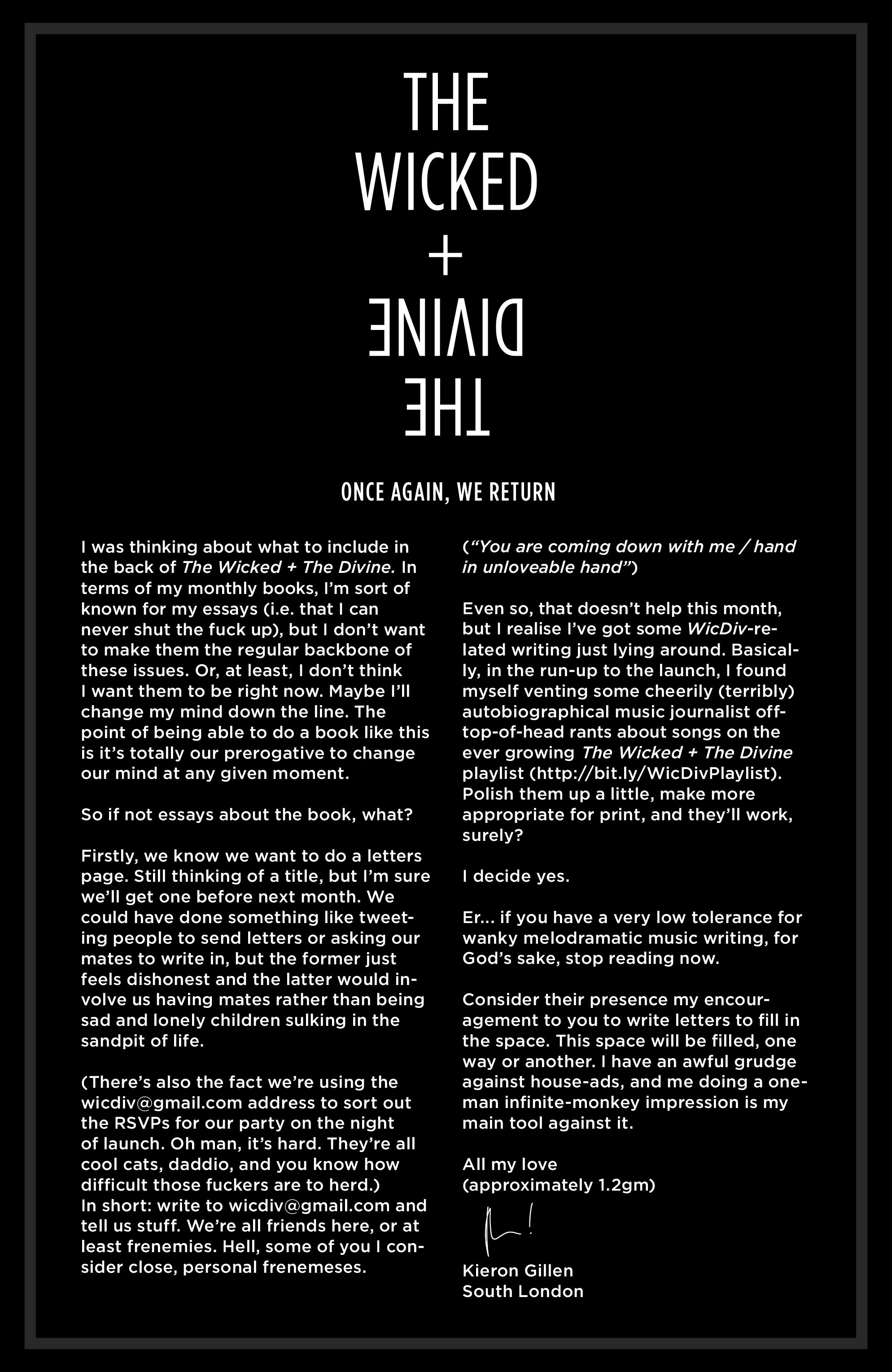 The Wicked + The Divine Issue #2 - Page 29