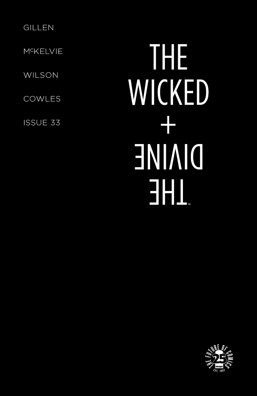 The Wicked + The Divine Issue #33 - Page 1