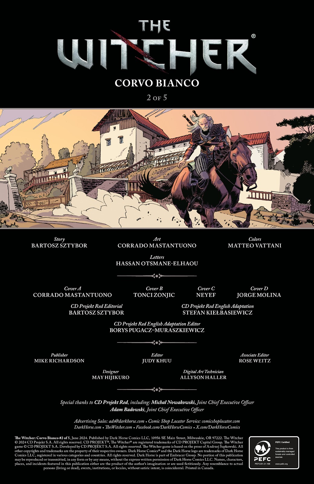 The Witcher: Corvo Bianco Issue #2 - Page 2