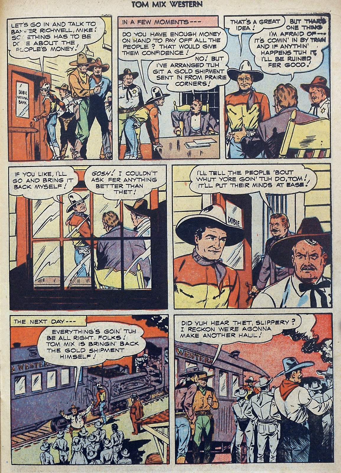 Tom Mix Western (1948) Issue #1 - Page 35