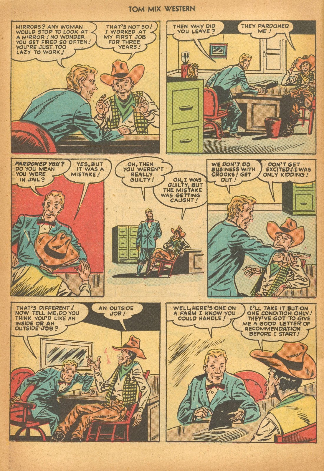 Tom Mix Western (1948) Issue #16 - Page 38