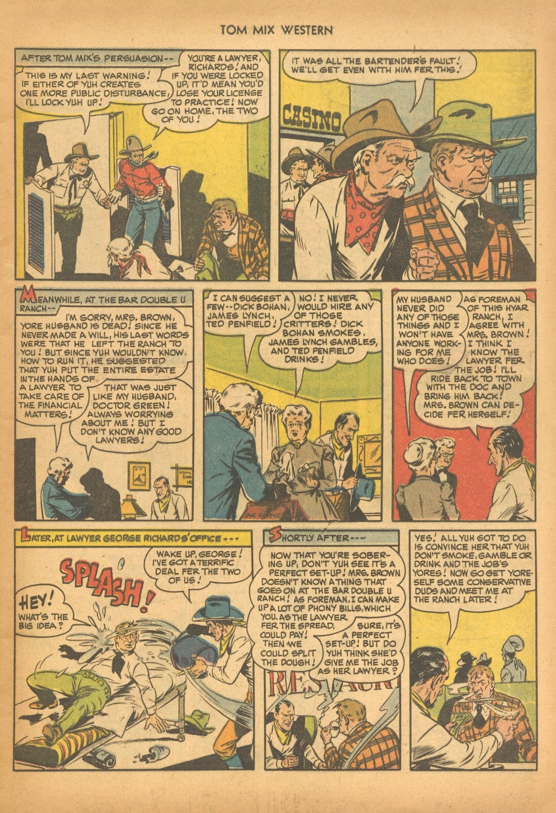 Tom Mix Western (1948) Issue #28 - Page 5