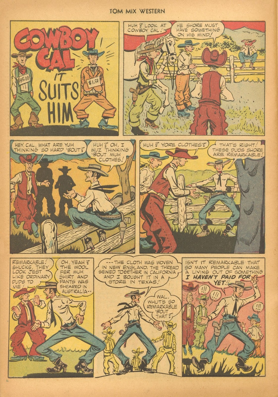 Tom Mix Western (1948) Issue #29 - Page 34