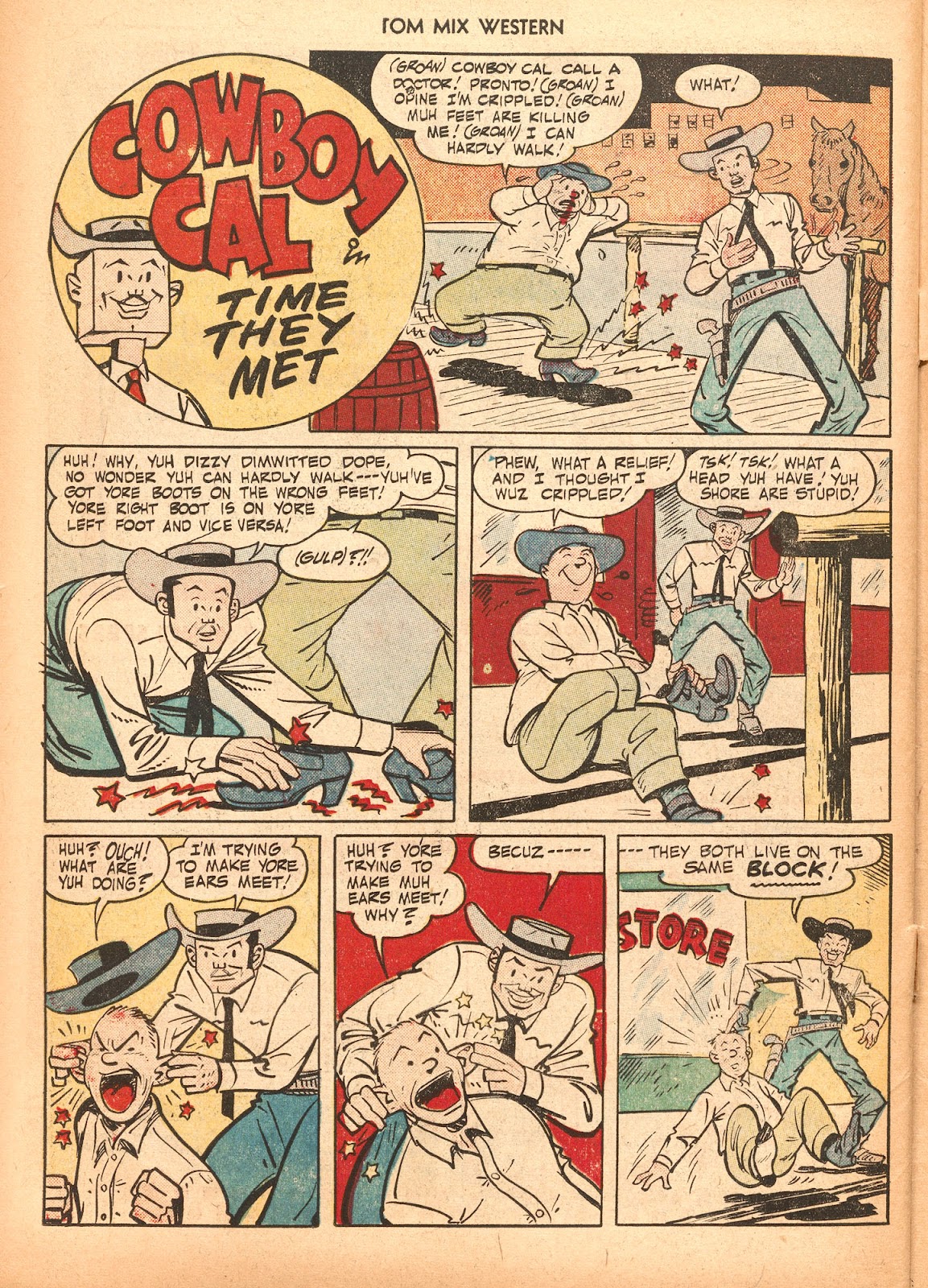 Tom Mix Western (1948) Issue #40 - Page 42