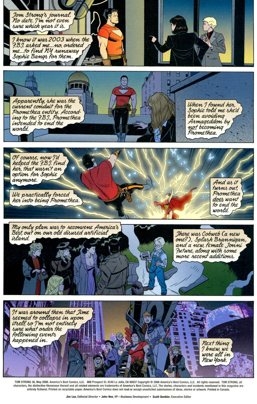Tom Strong Issue #36 - Page 2