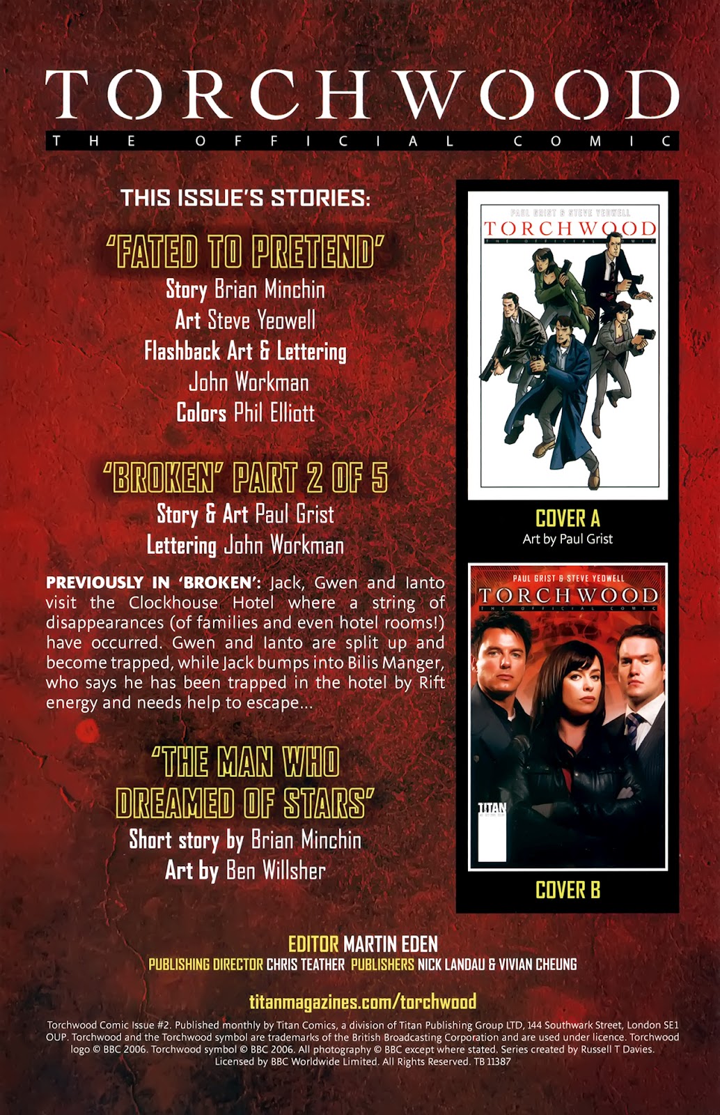 Torchwood (2010) Issue #2 - Page 3