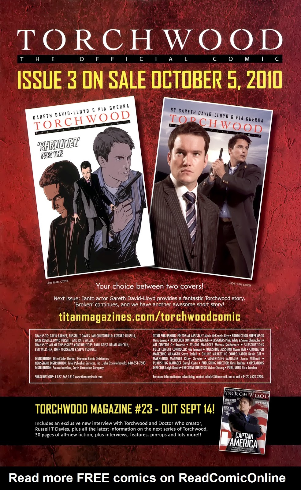 Torchwood (2010) Issue #2 - Page 32