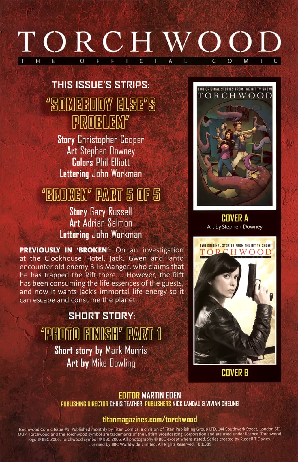 Torchwood (2010) Issue #5 - Page 3