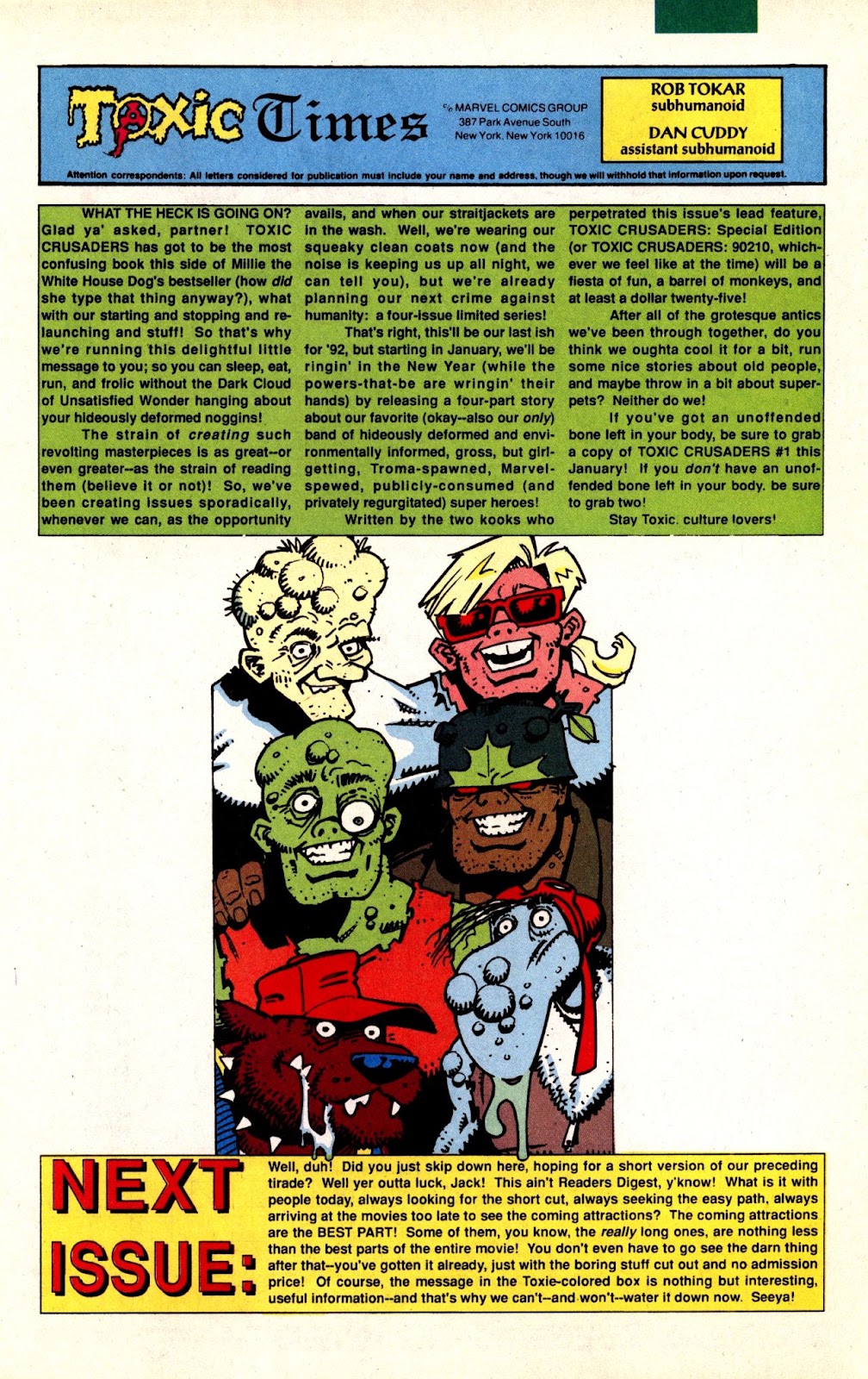 Toxic Crusaders Issue #8 - Page 31
