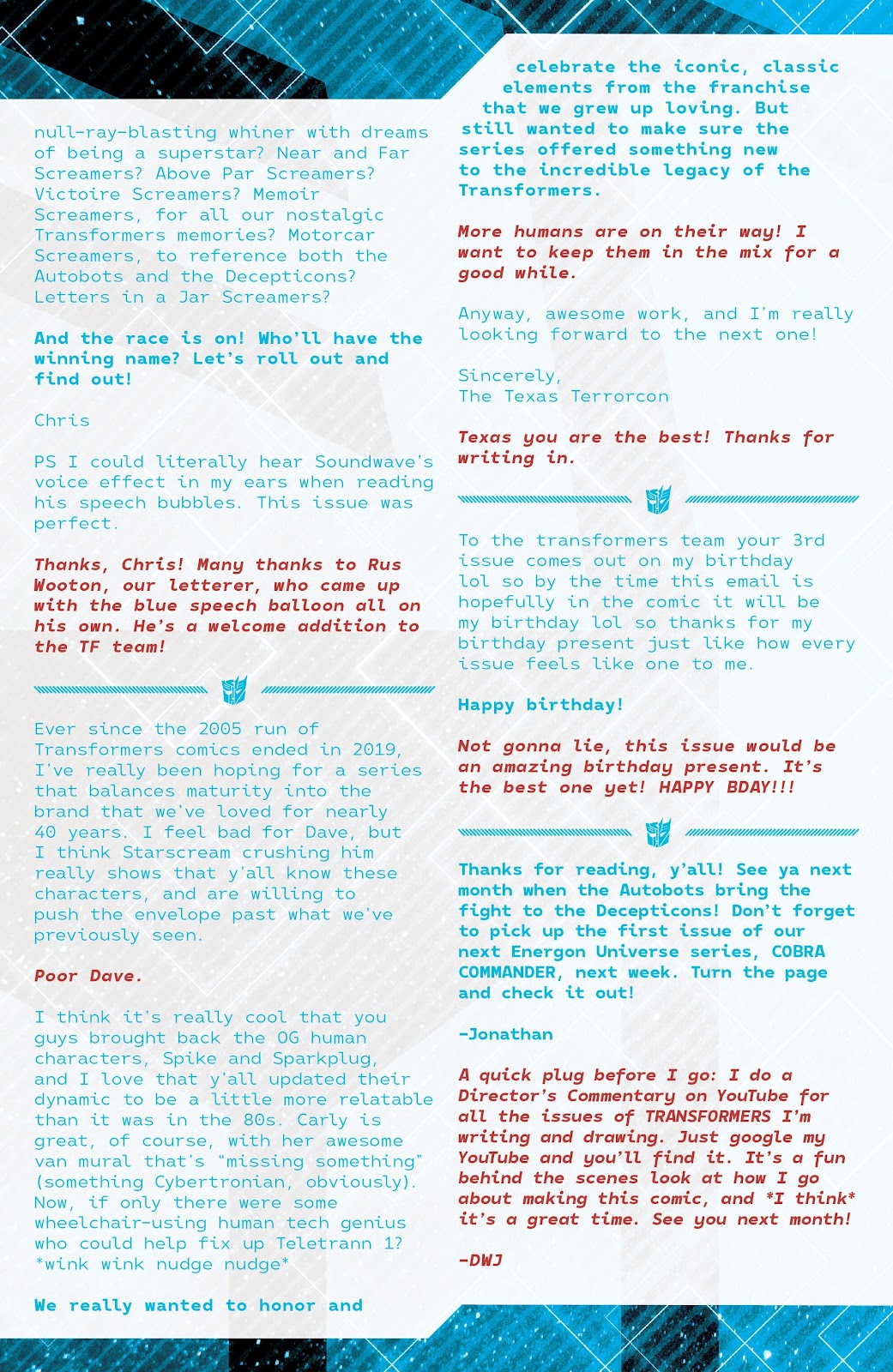 Transformers (2023) Issue #4 - Page 26