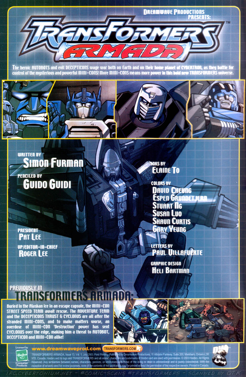 Transformers Armada (2002) Issue #13 - Page 2