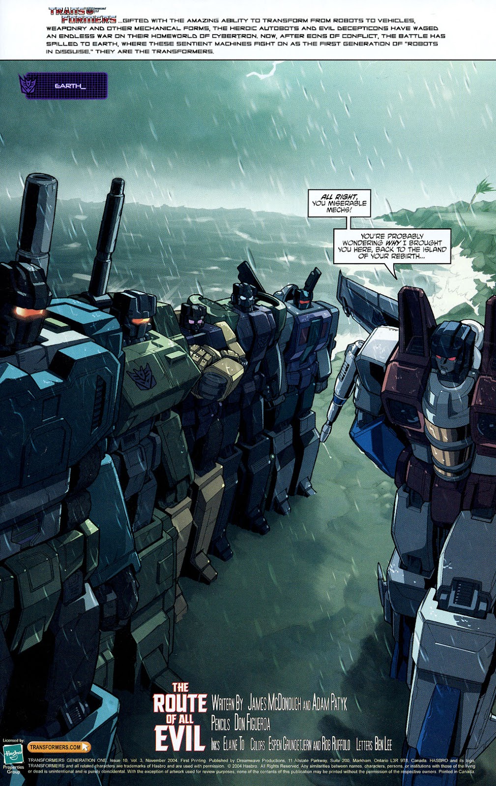 Transformers: Generation 1 (2004) Issue #10 - Page 2
