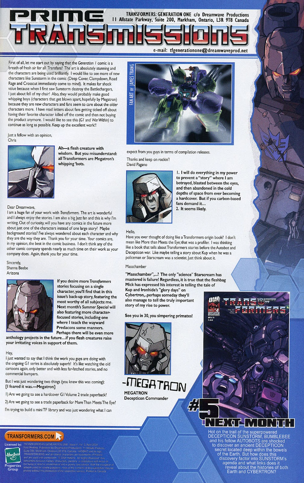 Transformers: Generation 1 (2004) Issue #4 - Page 26