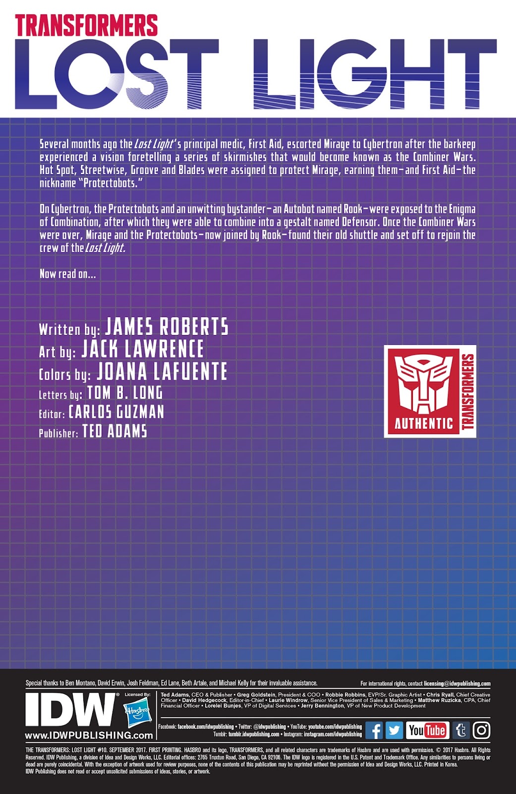 Transformers: Lost Light Issue #10 - Page 2
