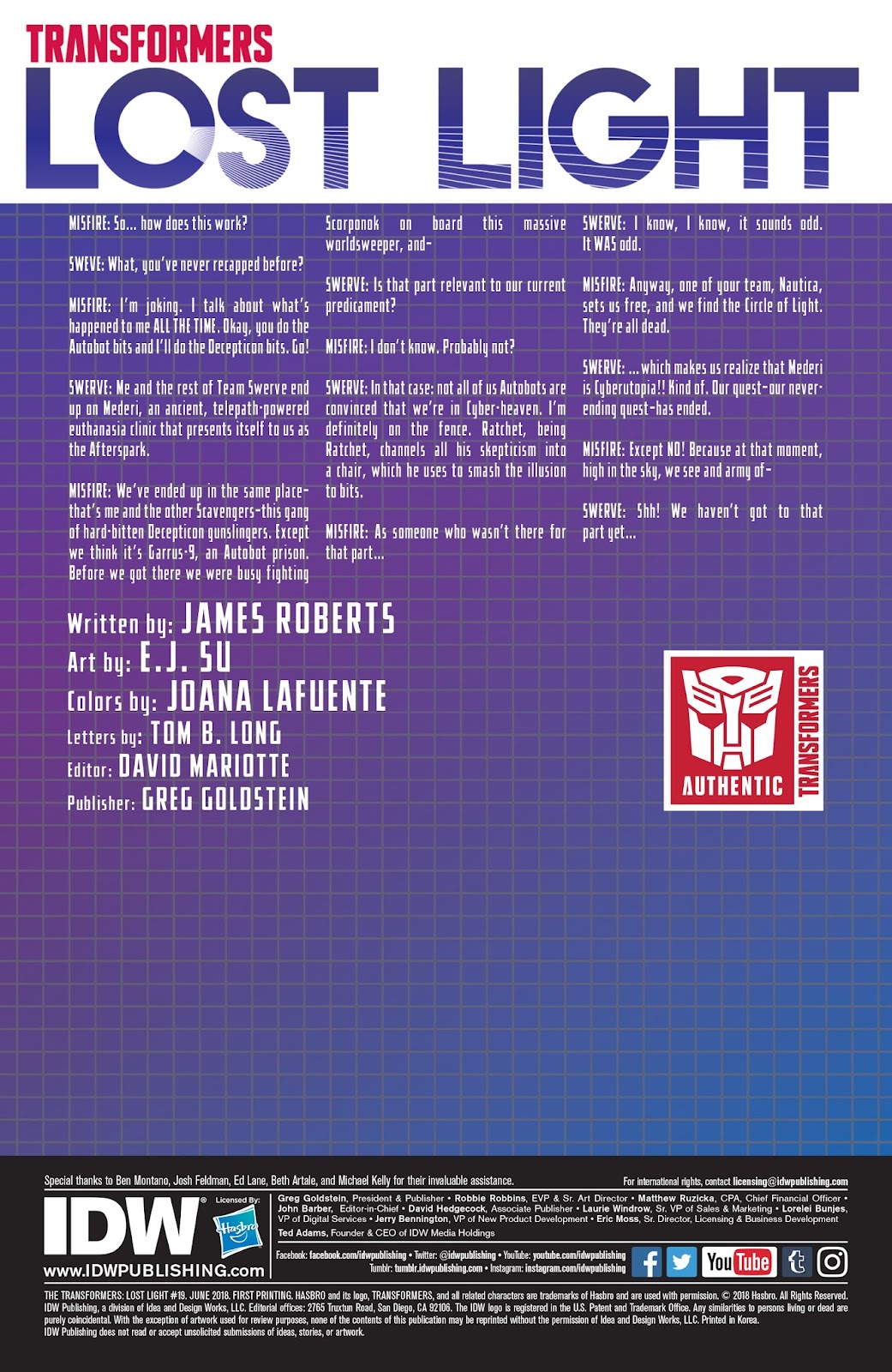 Transformers: Lost Light Issue #19 - Page 2