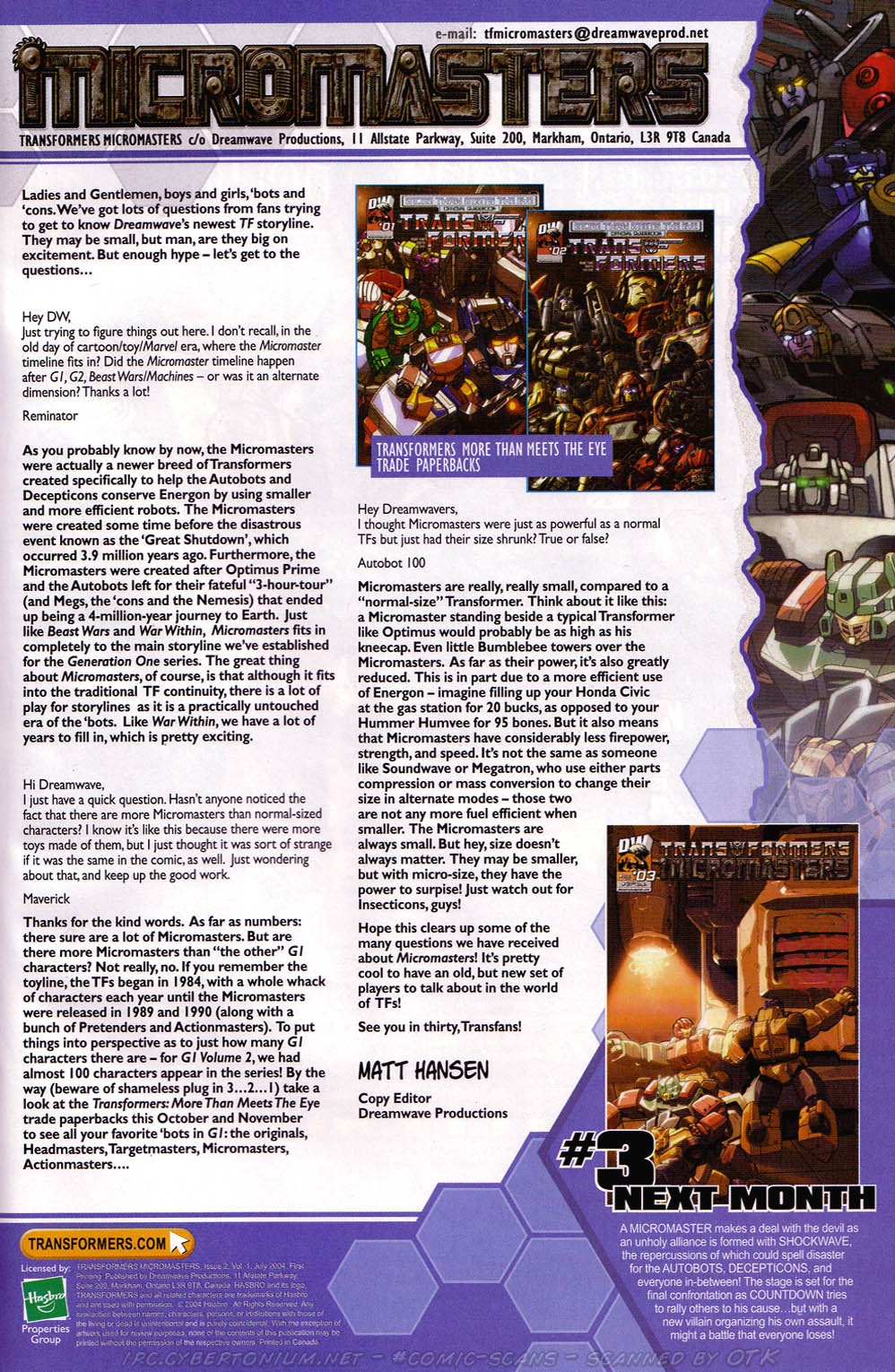 Transformers: Micromasters    Issue #2 - Page 25