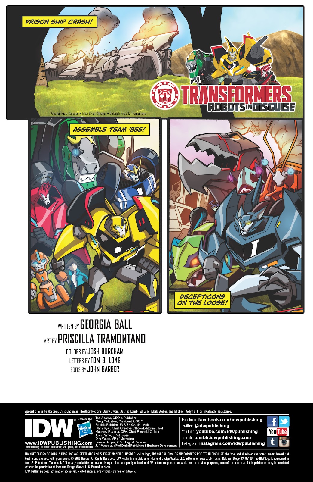 Transformers: Robots In Disguise (2015) Issue #3 - Page 2