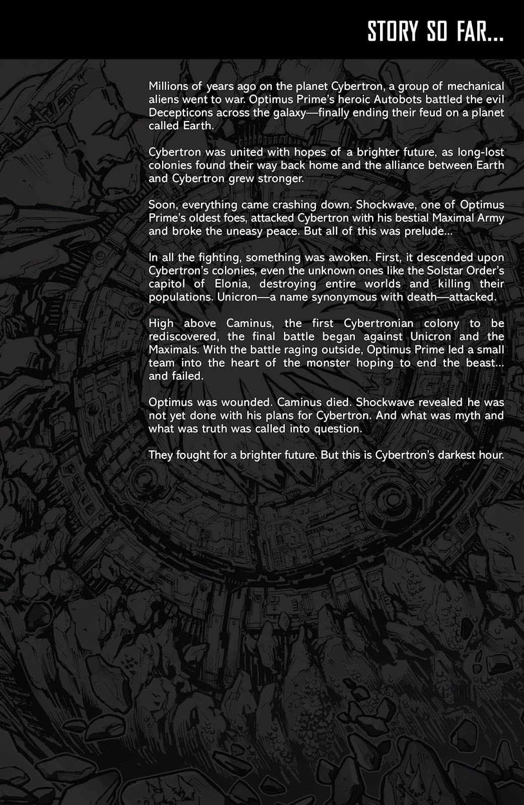 Transformers: Unicron Issue #2 - Page 3