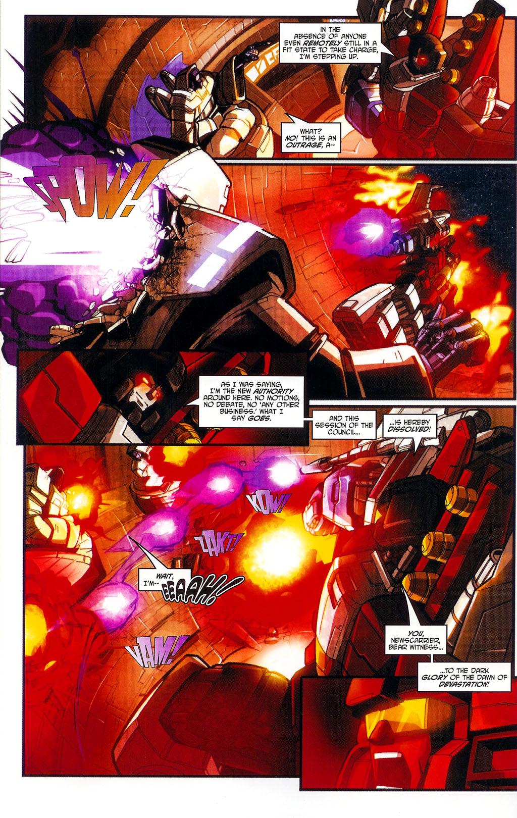 Transformers War Within: "The Age of Wrath" Issue #1 - Page 19