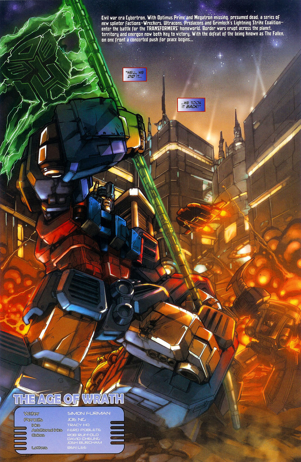 Transformers War Within: "The Age of Wrath" Issue #1 - Page 5