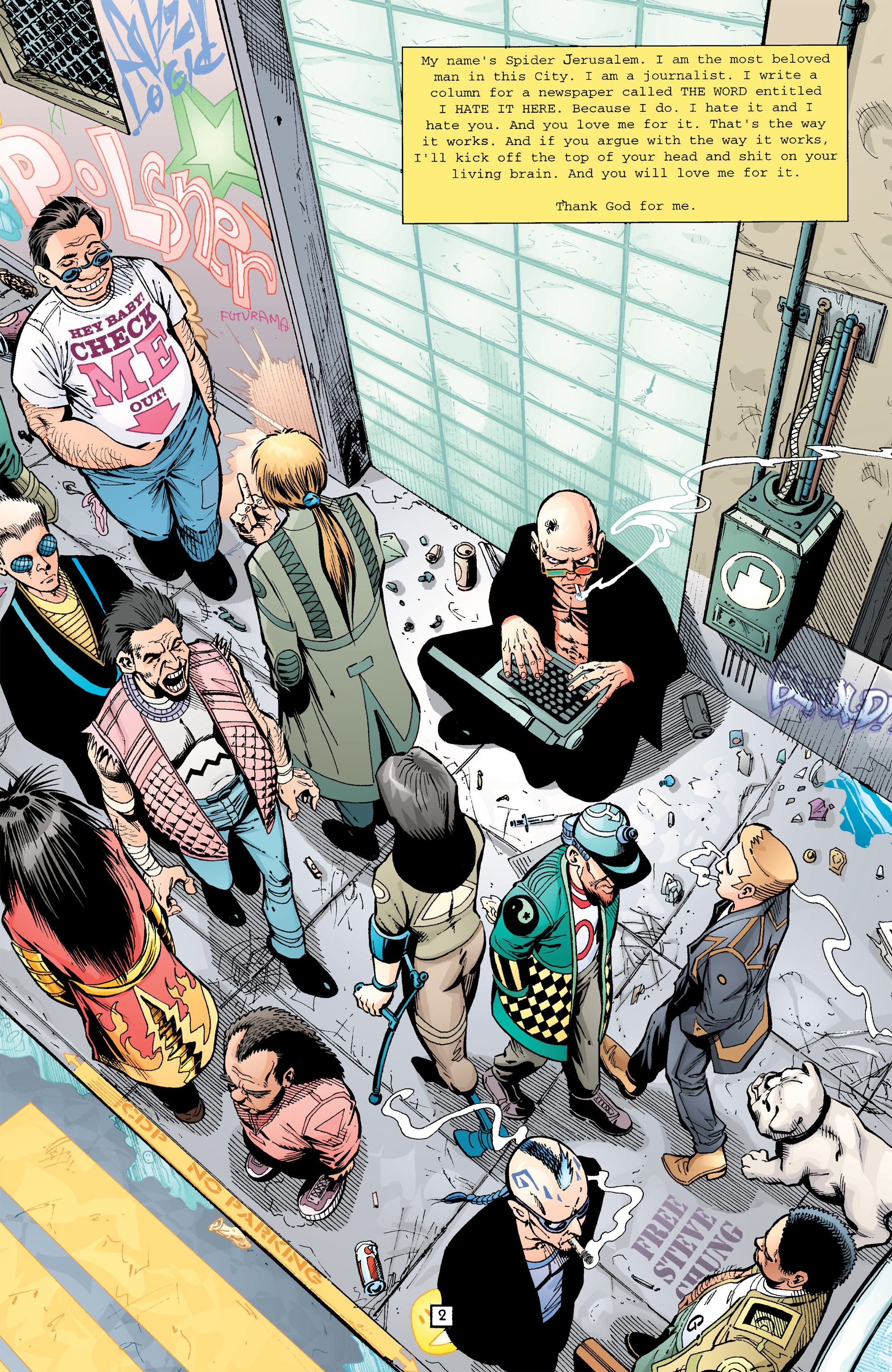 Transmetropolitan Issue #26 - Page 3