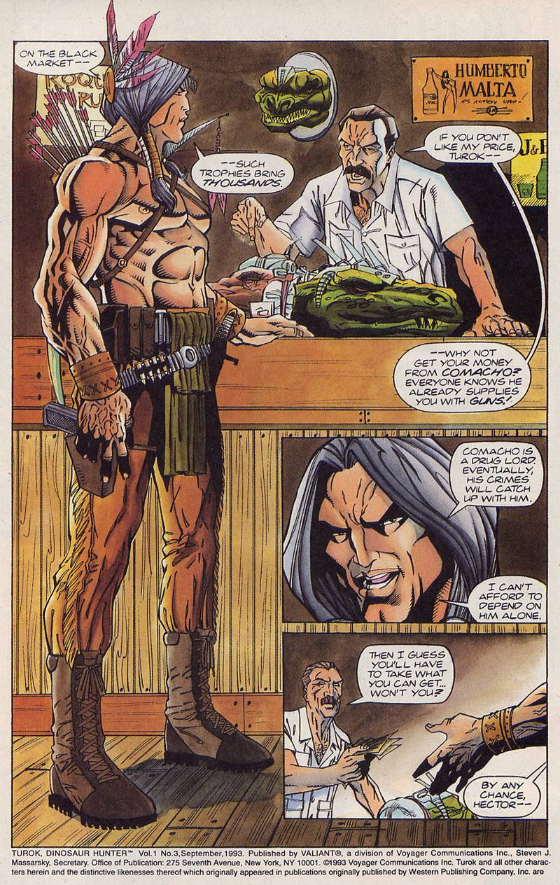 Turok, Dinosaur Hunter (1993) Issue #3 - Page 3