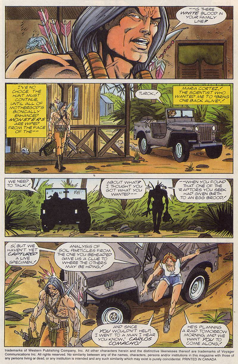 Turok, Dinosaur Hunter (1993) Issue #3 - Page 4