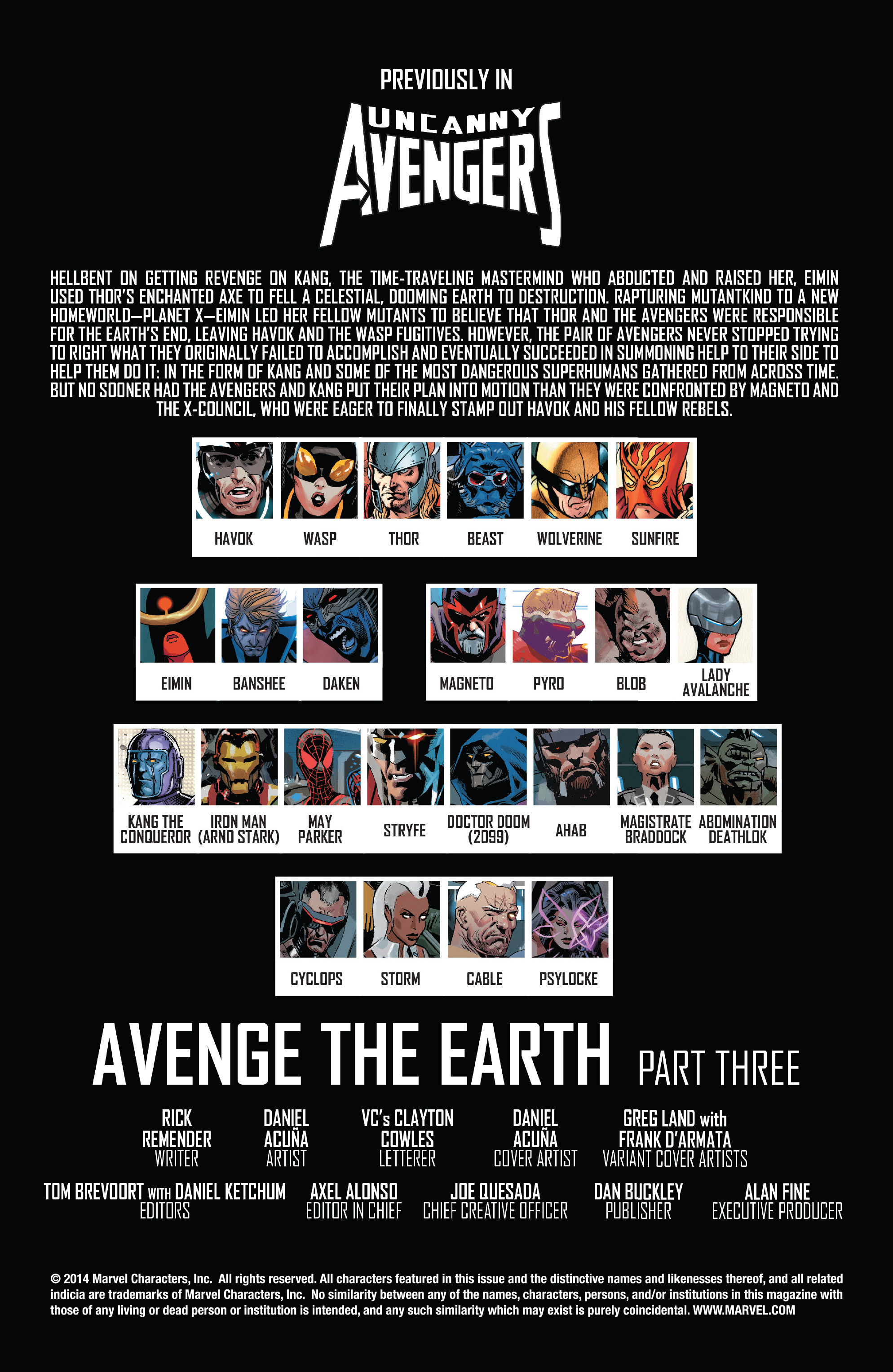 Uncanny Avengers (2012) Issue #20 - Page 2