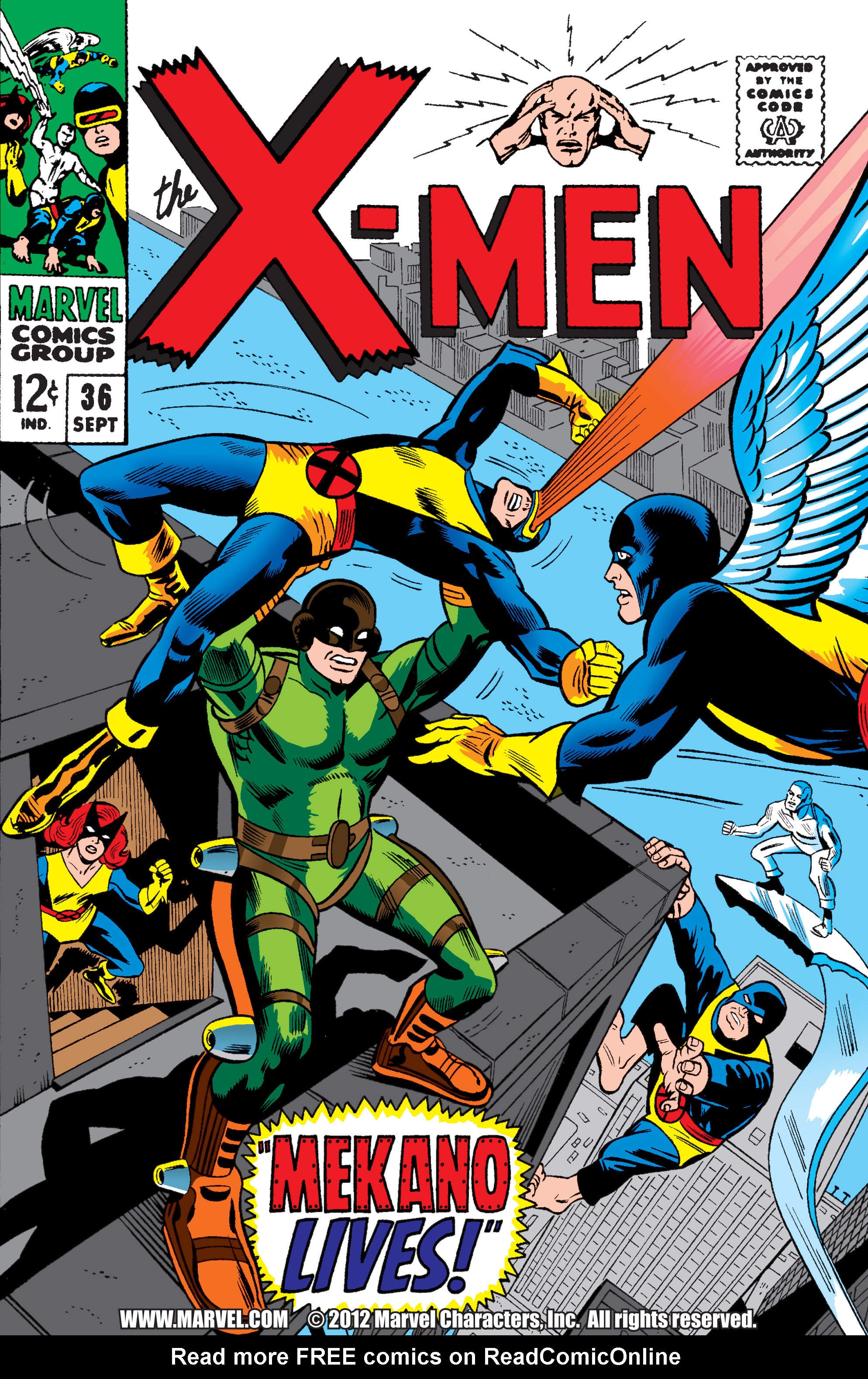 Uncanny X-Men (1963) Issue #36 - Page 1