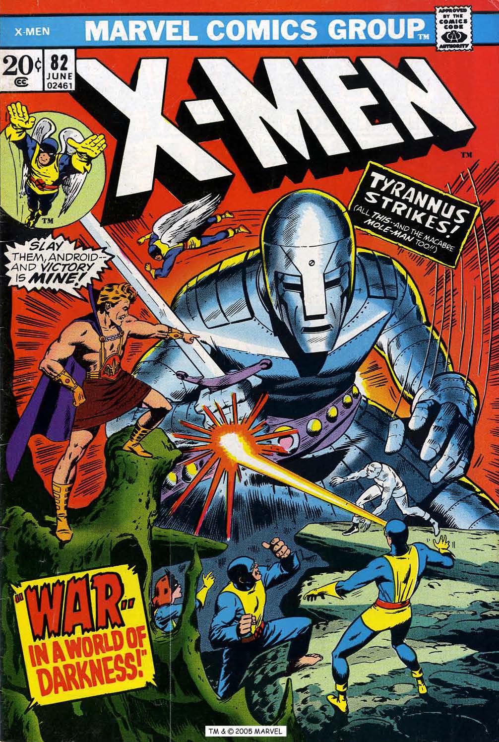 Uncanny X-Men (1963) Issue #82 - Page 1