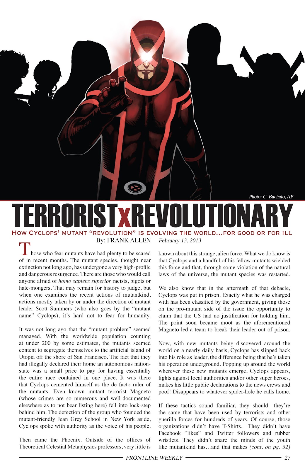 Uncanny X-Men (2013) Issue #1 - Page 20