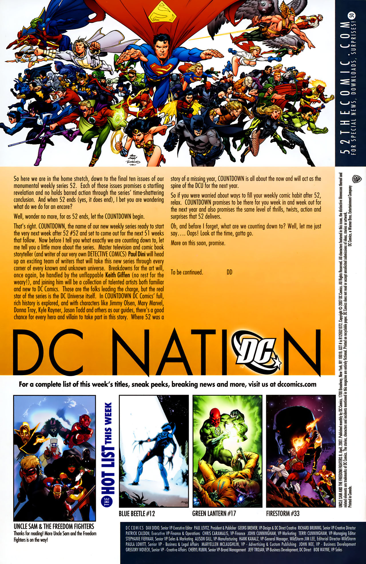 Uncle Sam and the Freedom Fighters (2006) Issue #8 - Page 22