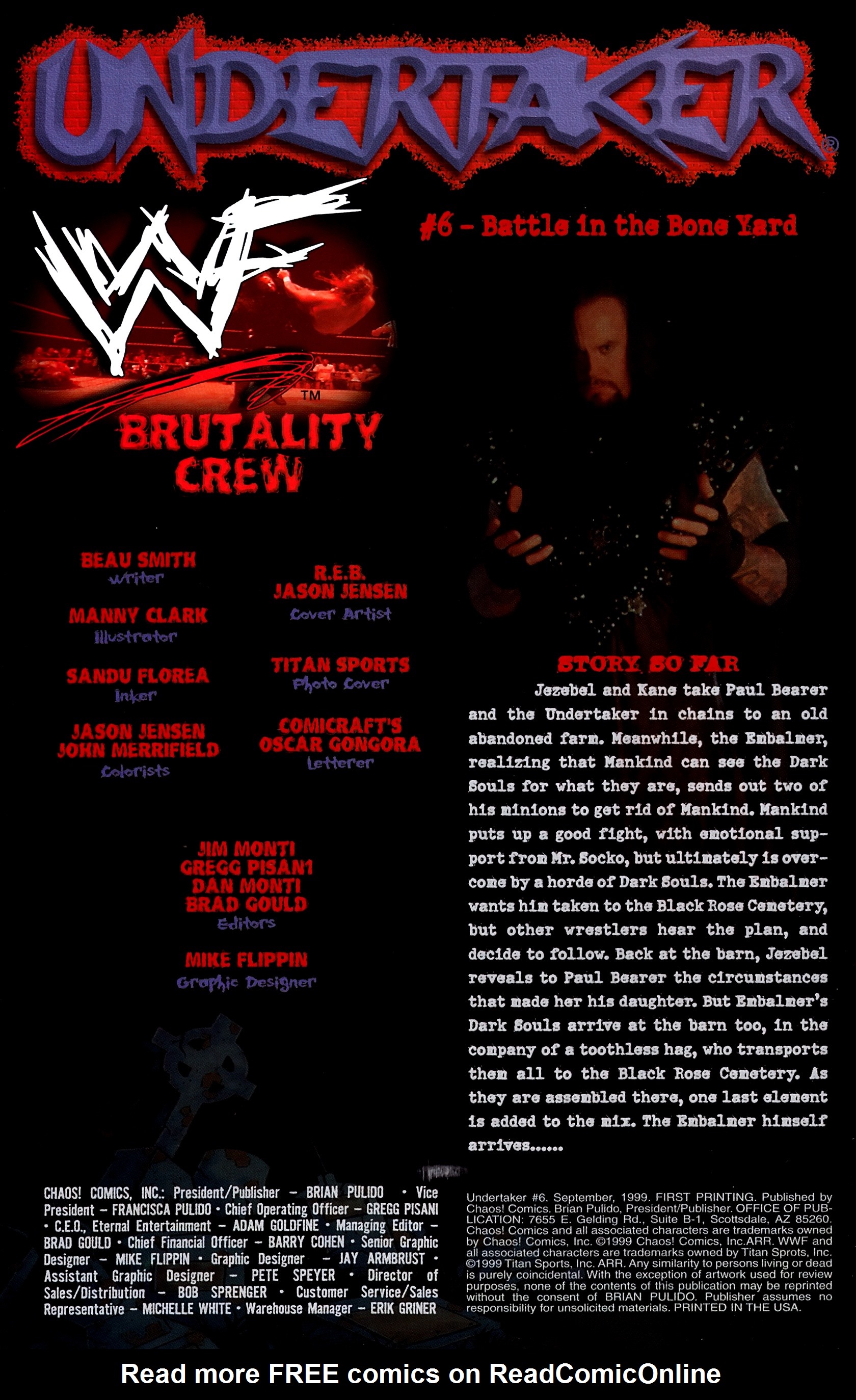 Undertaker (1999) Issue #6 - Page 3