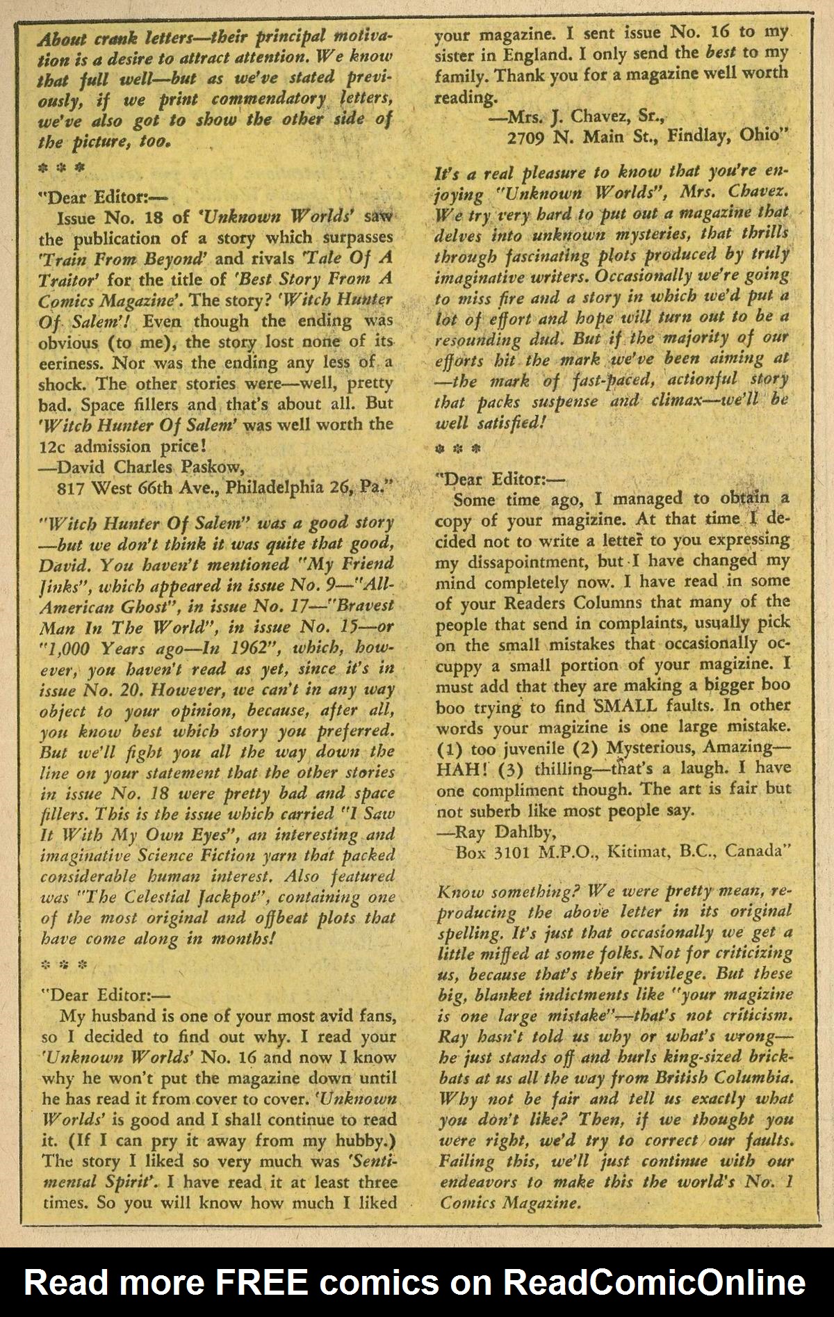Unknown Worlds Issue #21 - Page 18