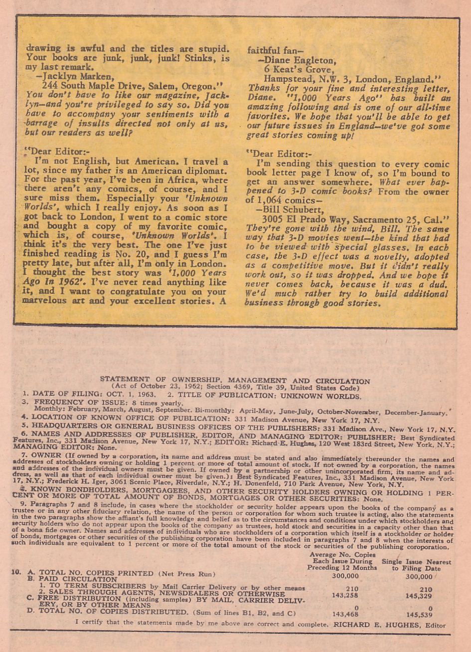 Unknown Worlds Issue #31 - Page 14