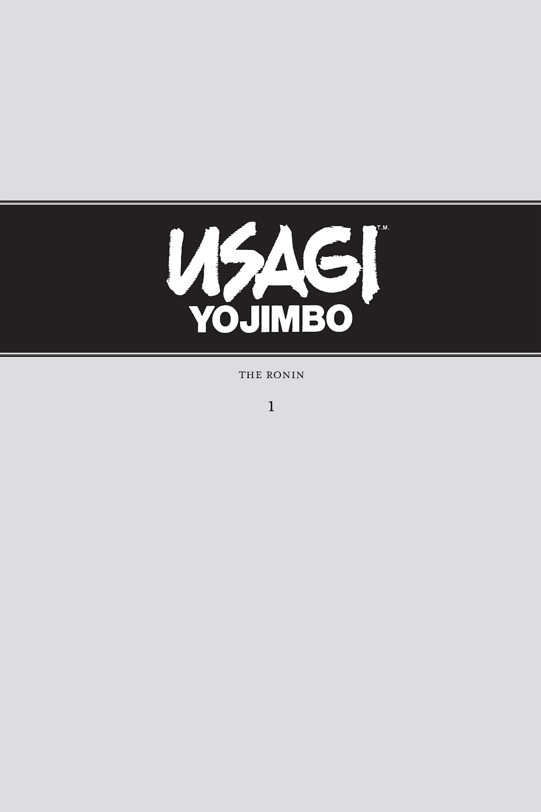 Usagi Yojimbo (1987) _TPB_1 - Page 2