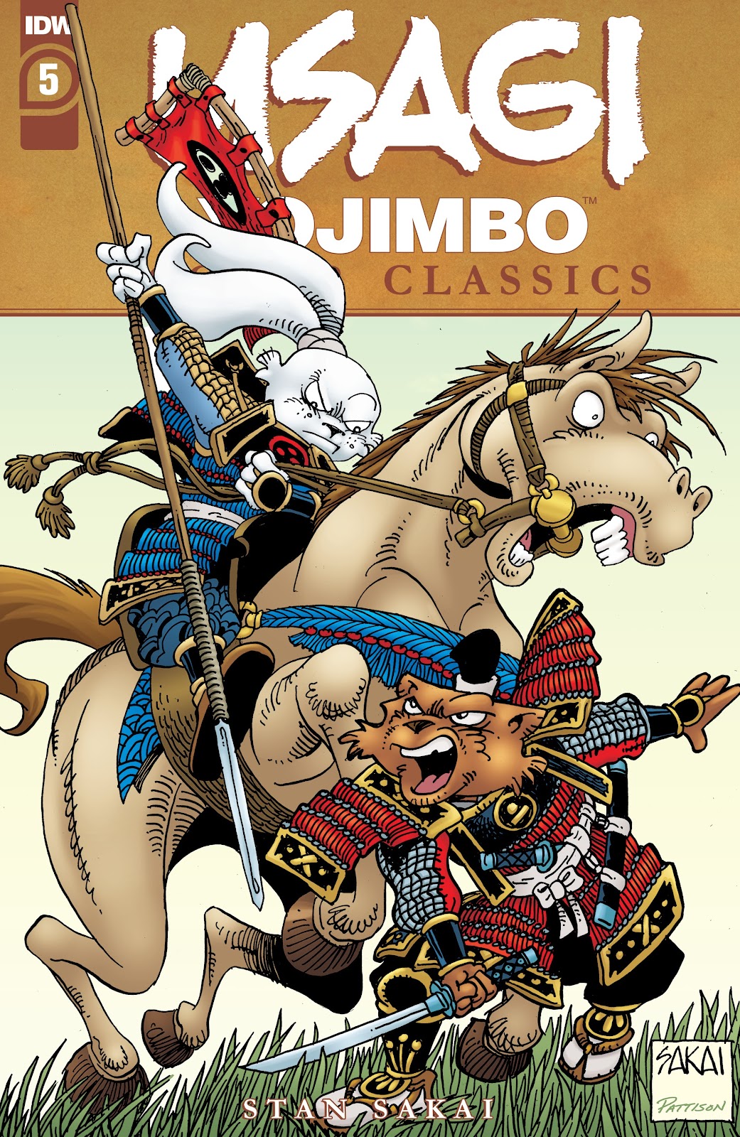 Usagi Yojimbo Color Classics Issue #5 - Page 1
