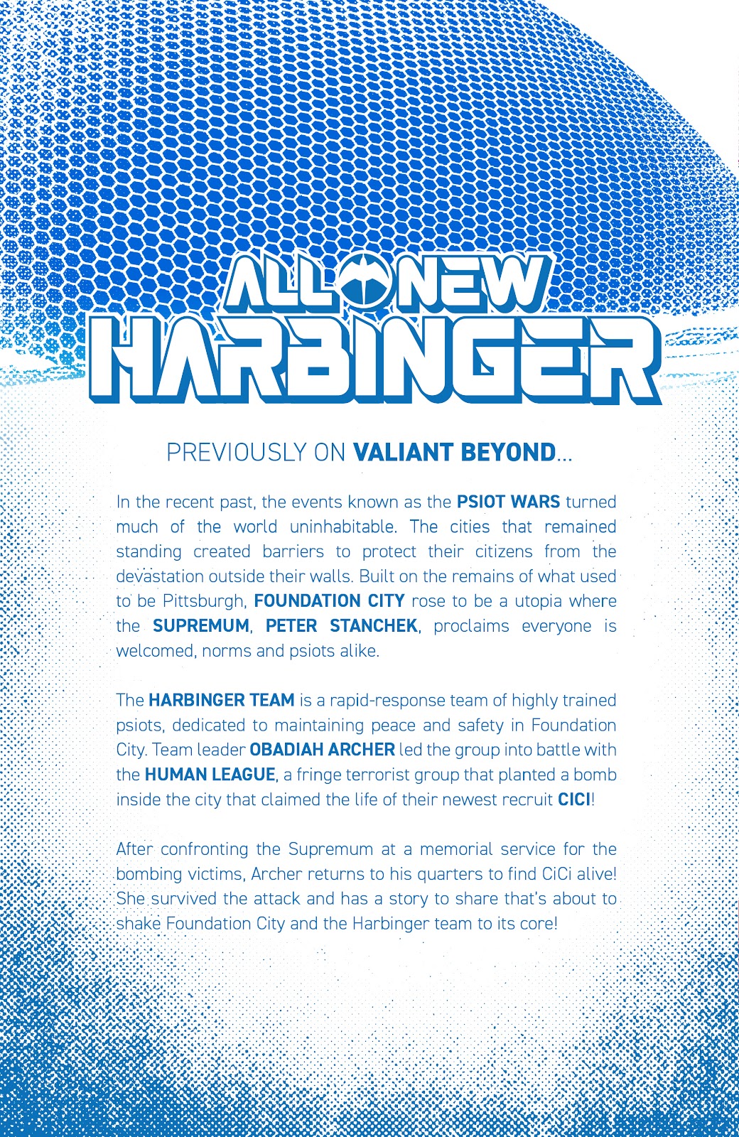 Valiant Beyond: All-New Harbinger – It Never Stops Issue #1 - Page 2