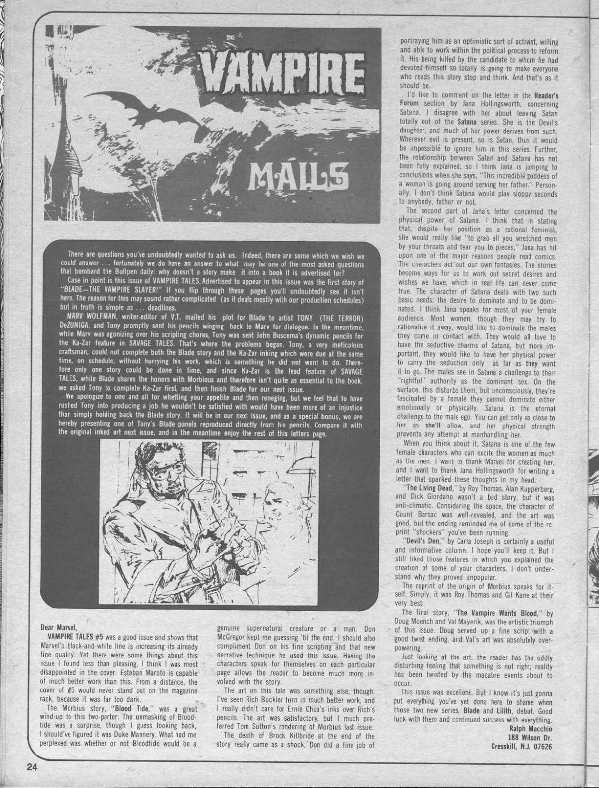 Vampire Tales Issue #7 - Page 24