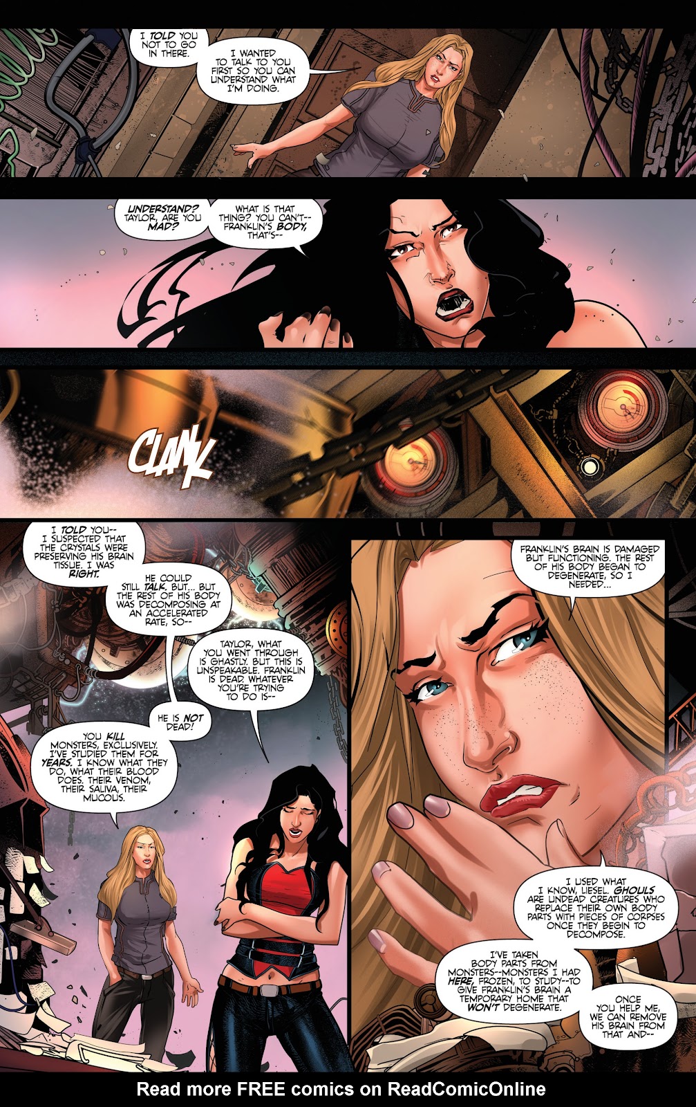 Van Helsing vs Frankenstein Issue #2 - Page 21